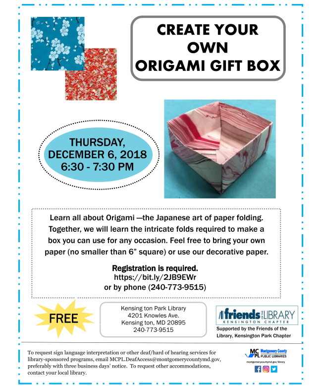 Create Your Own Origami Gift Box Lesson